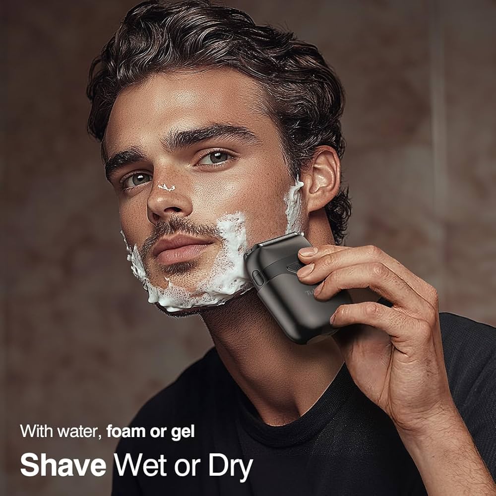 🧔✂️ Tondeuse Électrique Multifonction 3 en 1 – Rasage &amp; Entretien