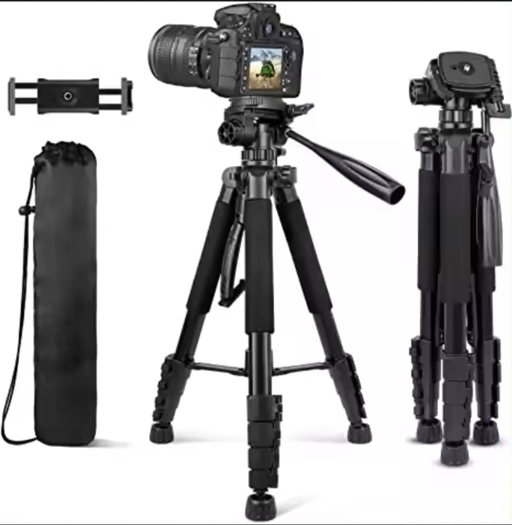 📸 Trépied Professionnel Réglable – Photo &amp; Vidéo