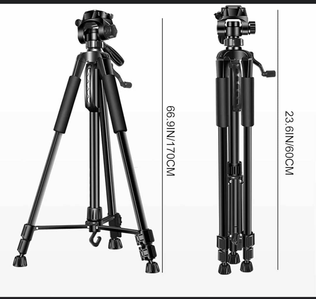 📸 Trépied Professionnel Réglable – Photo &amp; Vidéo