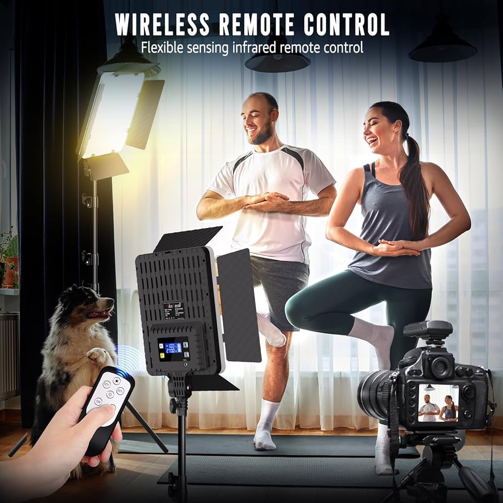 💡 Kit Éclairage Studio Professionnel – LED avec Trépied Réglable