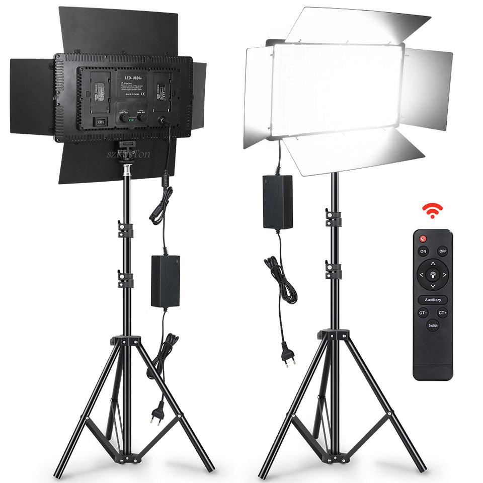 💡 Kit Éclairage Studio Professionnel – LED avec Trépied Réglable