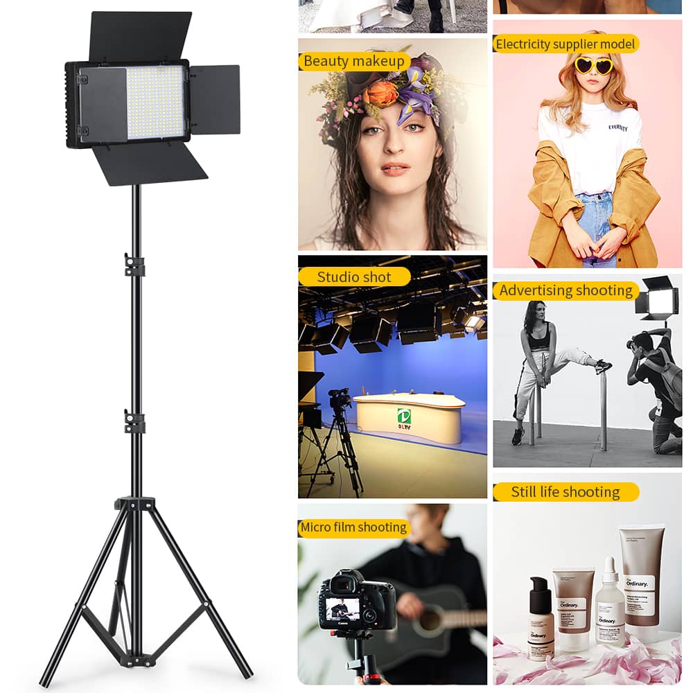 💡 Kit Éclairage Studio Professionnel – LED avec Trépied Réglable