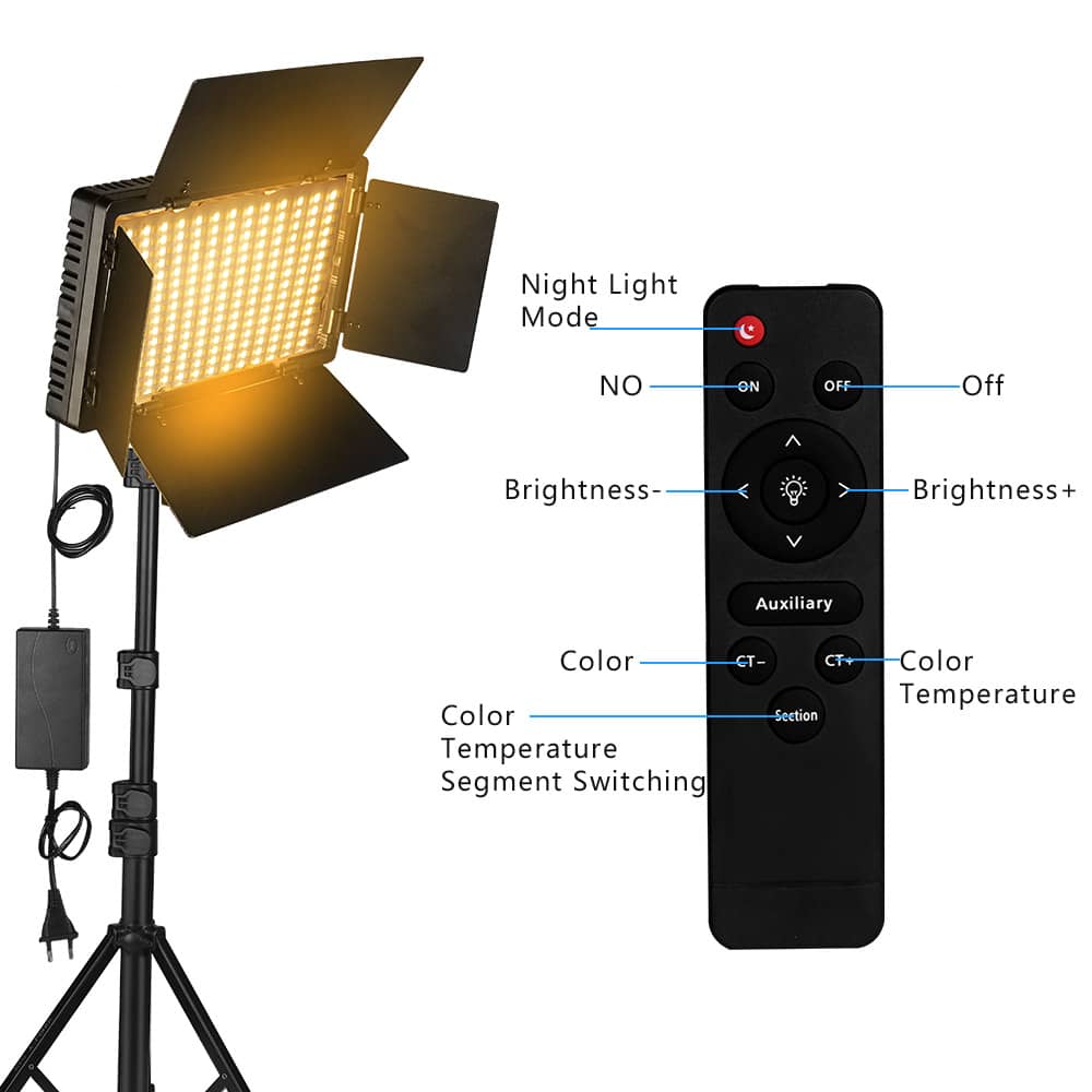 💡 Kit Éclairage Studio Professionnel – LED avec Trépied Réglable