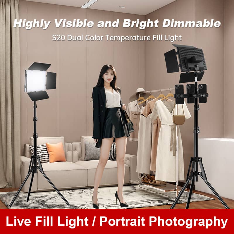 💡 Kit Éclairage Studio Professionnel – LED avec Trépied Réglable