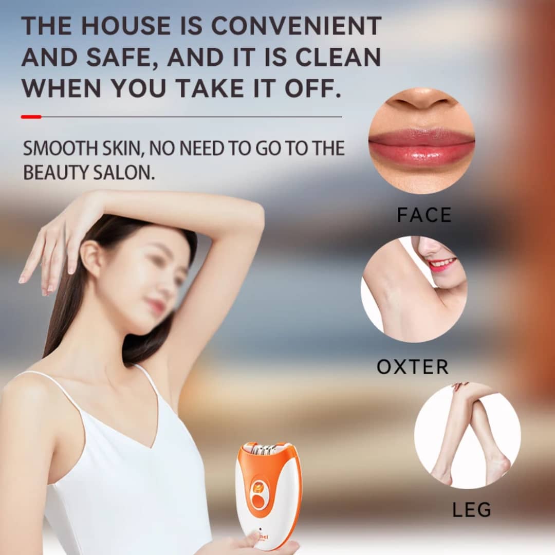 🌸 Rasoir Électrique Féminin – Soin Doux &amp; Complet du Corps