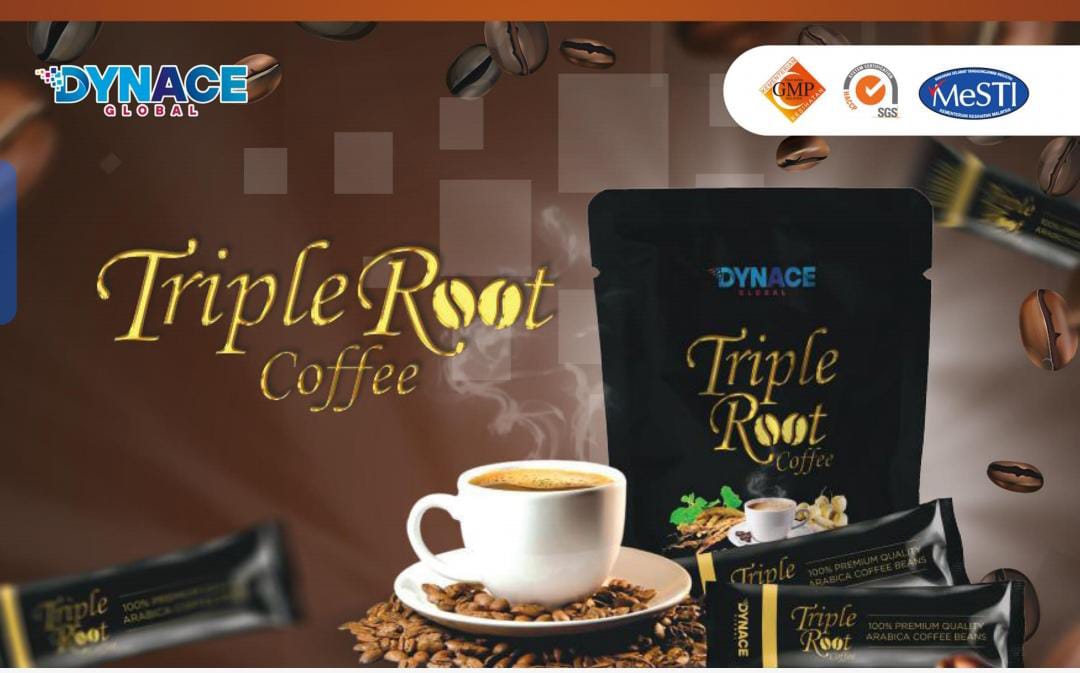 ☕ Dynace Triple Root Coffee – Café Énergie &amp; Vitalité 🌱