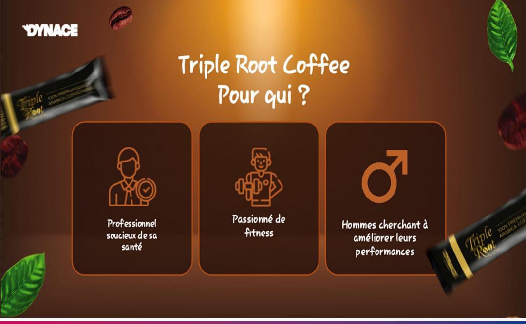 ☕ Dynace Triple Root Coffee – Café Énergie &amp; Vitalité 🌱