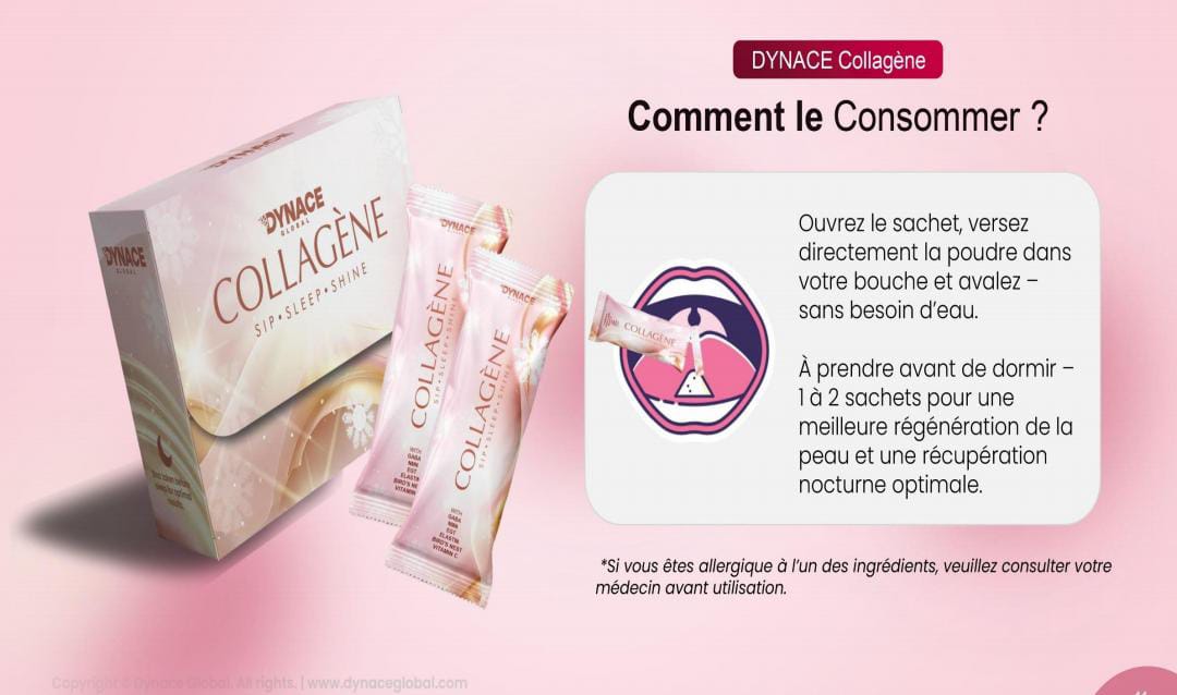 ✨ Dynace Collagène – Sip • Sleep • Shine ✨